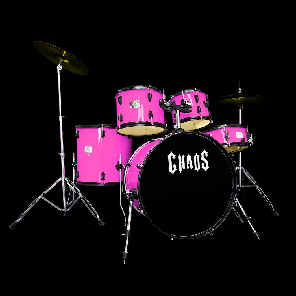 Chaos Catalyst Beginner Drum Kit - Pink