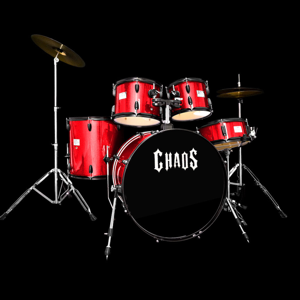 Chaos Catalyst Beginner Drum Kit - Red