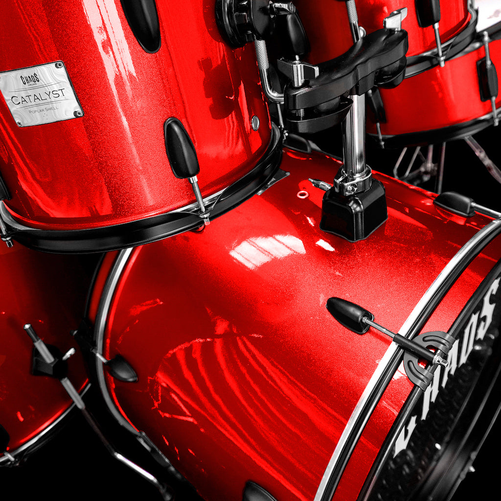 Chaos Catalyst Beginner Drum Kit - Red