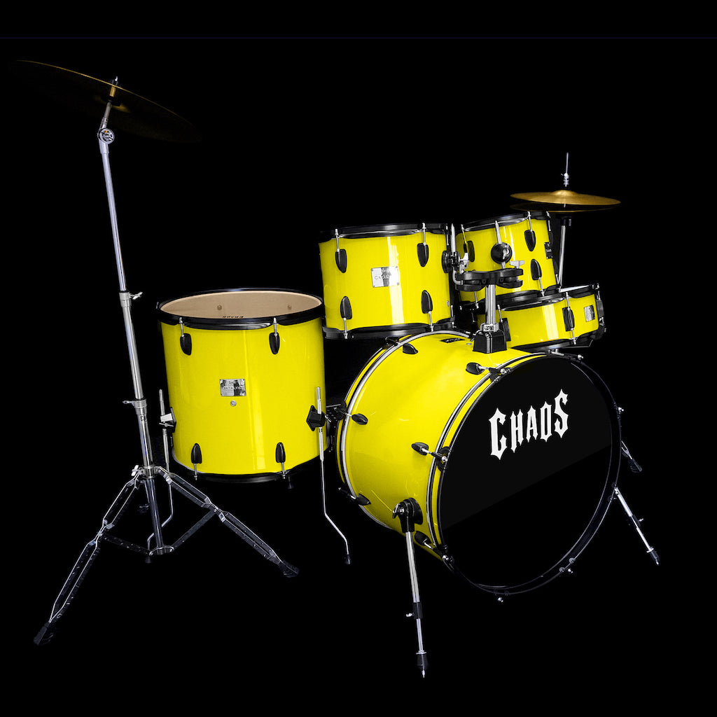 Chaos Catalyst Beginner Drum Kit - Yellow