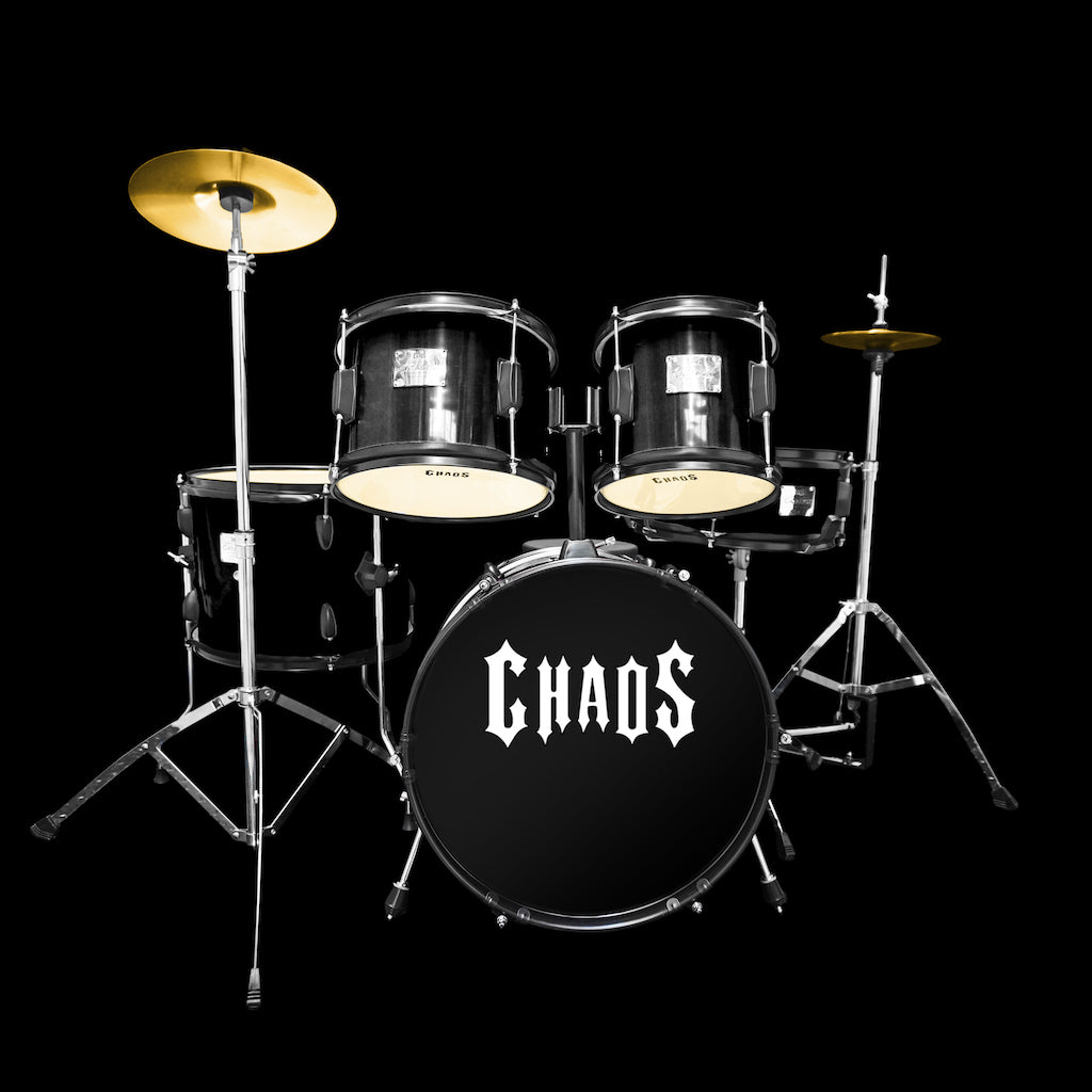 Chaos Catalyst Kids Beginner Junior Drum Kit - Black