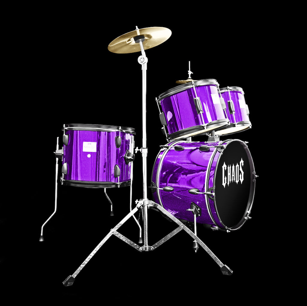 Chaos Catalyst Kids Beginner Junior Drum Kit - Purple