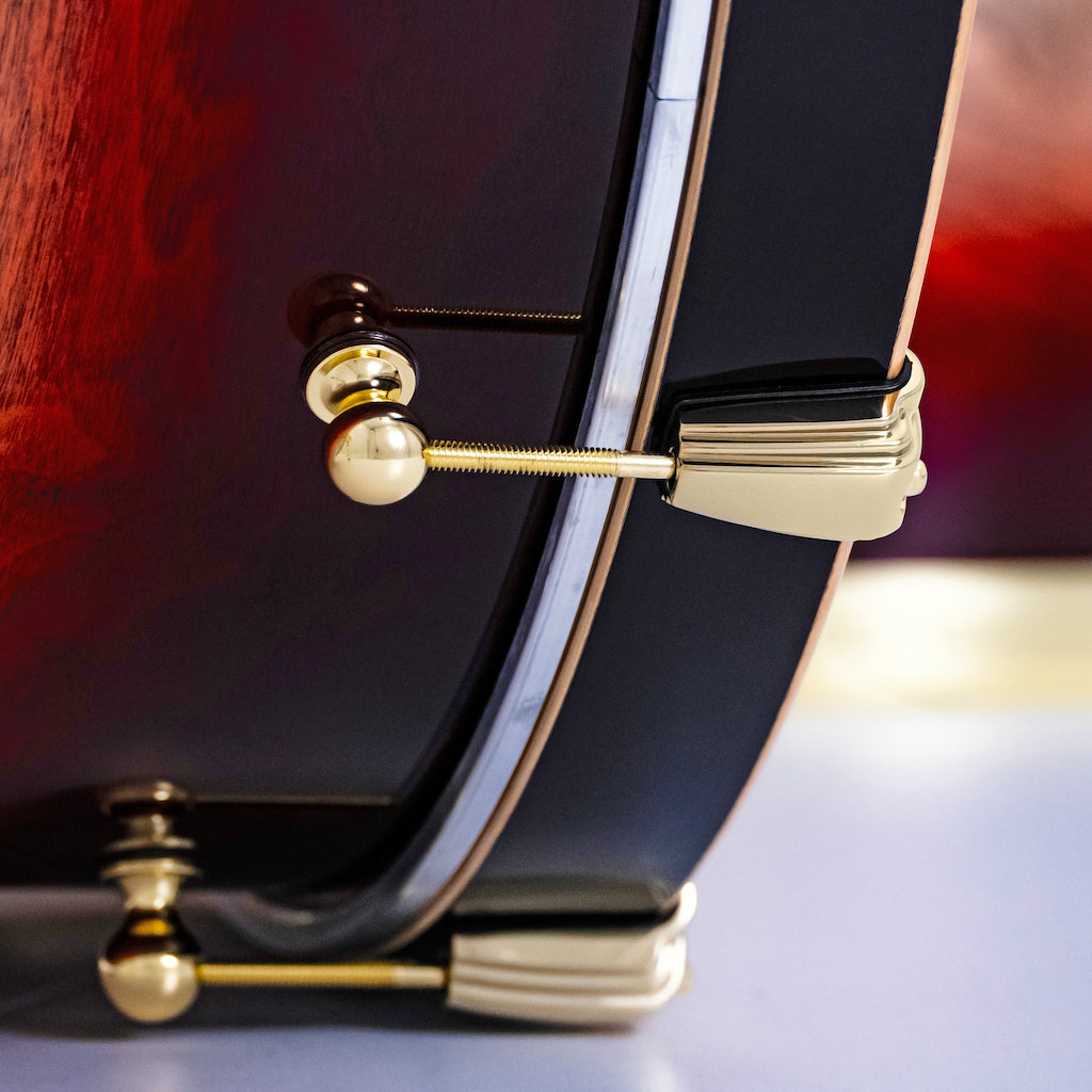 Chaos Elite Custom Drum Kit Birch & Bubinga - Red Natural Burst