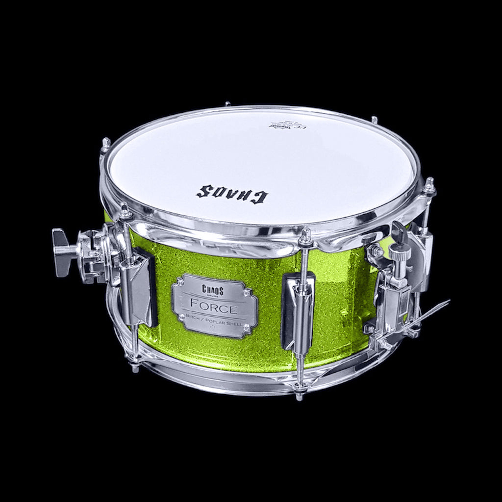 Chaos Force 12x5.5 Snare Drum - Apple Sparkle