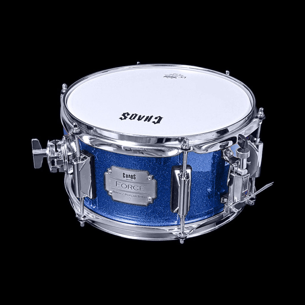 Chaos Force 8x5.5 Snare Drum - Blue Sparkle
