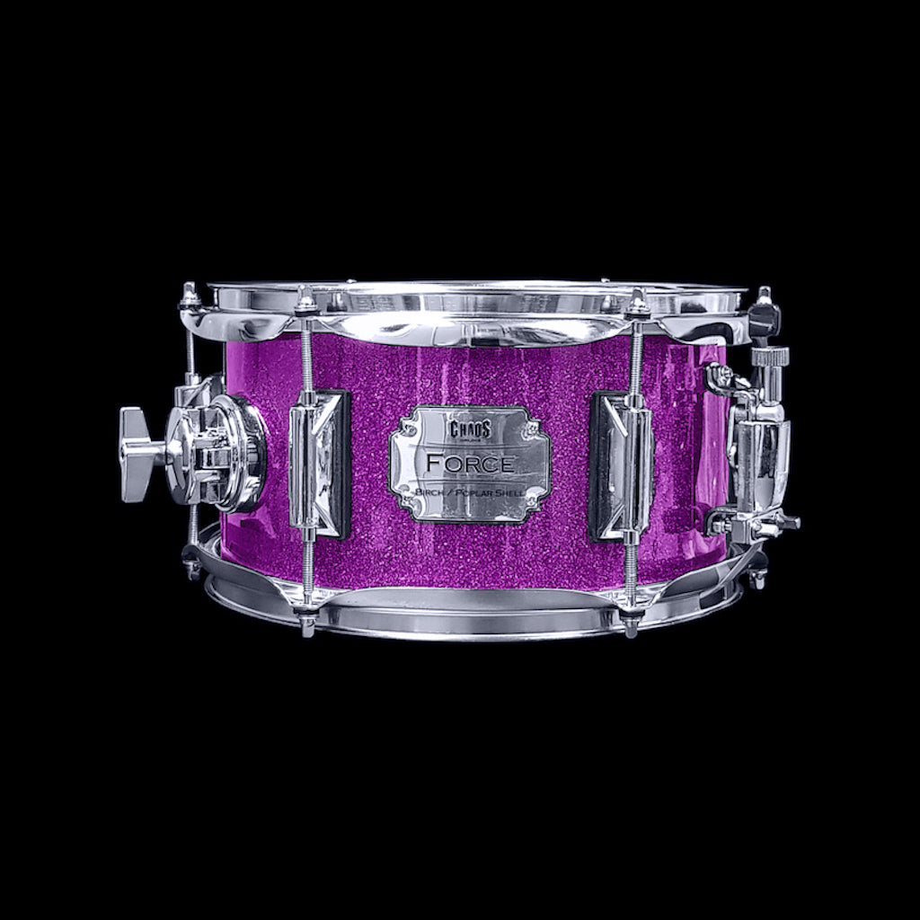 Chaos Force 10x5.5 Snare Drum - Purple Sparkle