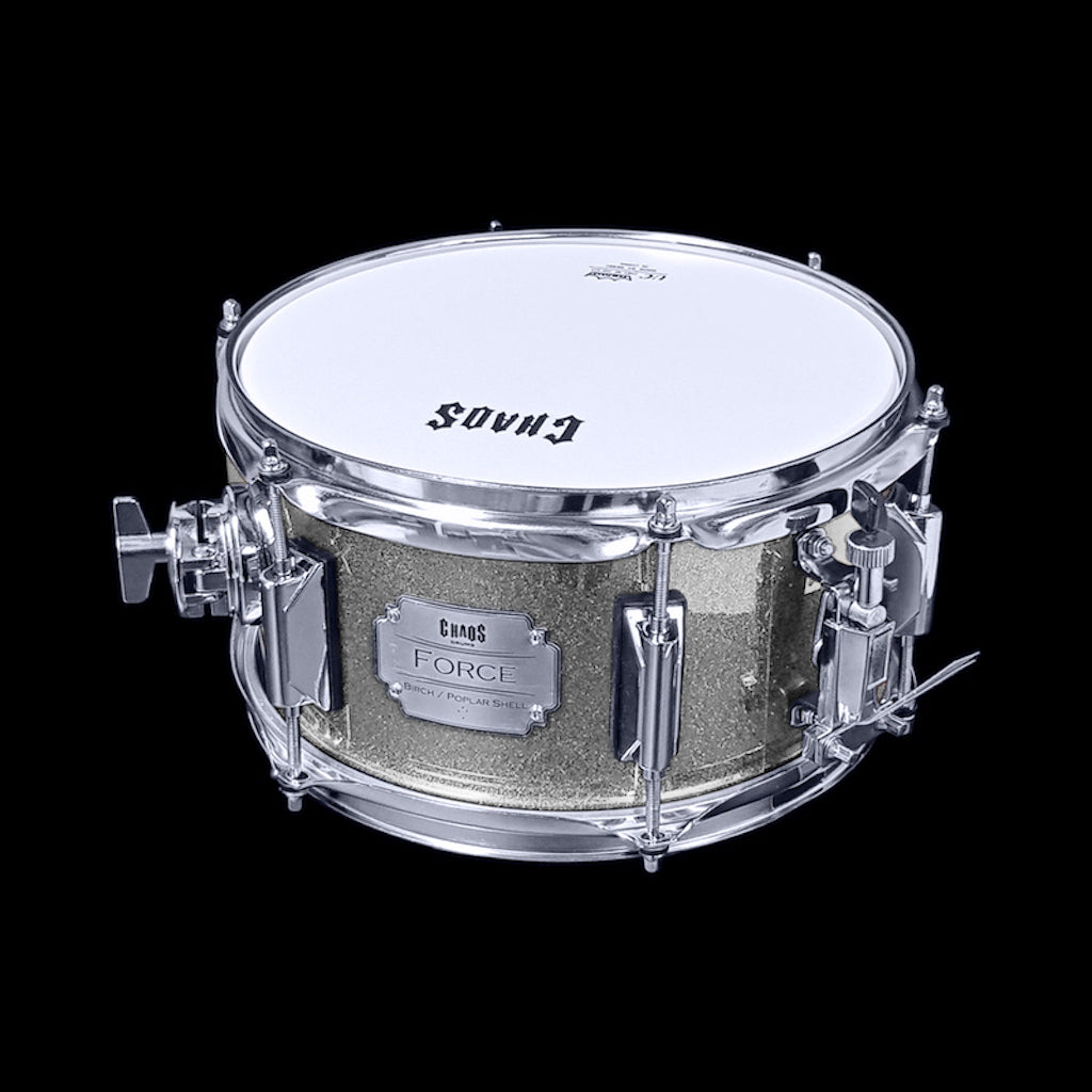 Chaos Force 10x5.5 Snare Drum - Silver Sparkle