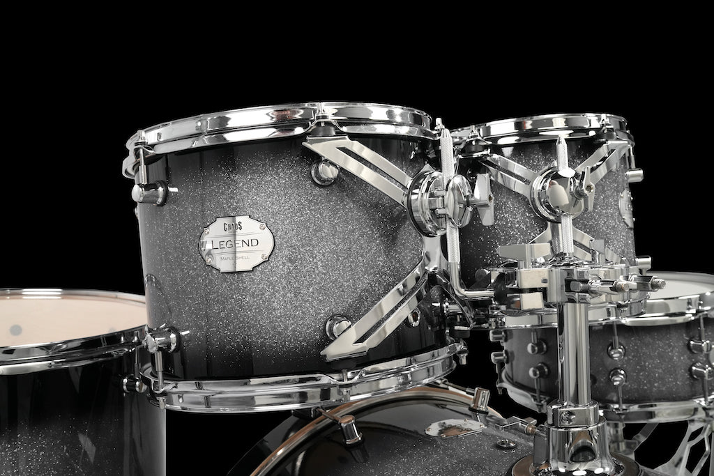 Chaos Legend Maple Drum Kit - Silver Sparkle Burst