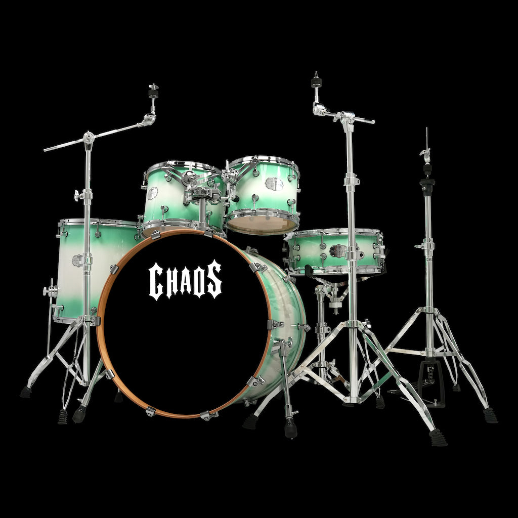 Chaos Sovereign Birch Drum Kit - Jade Burst