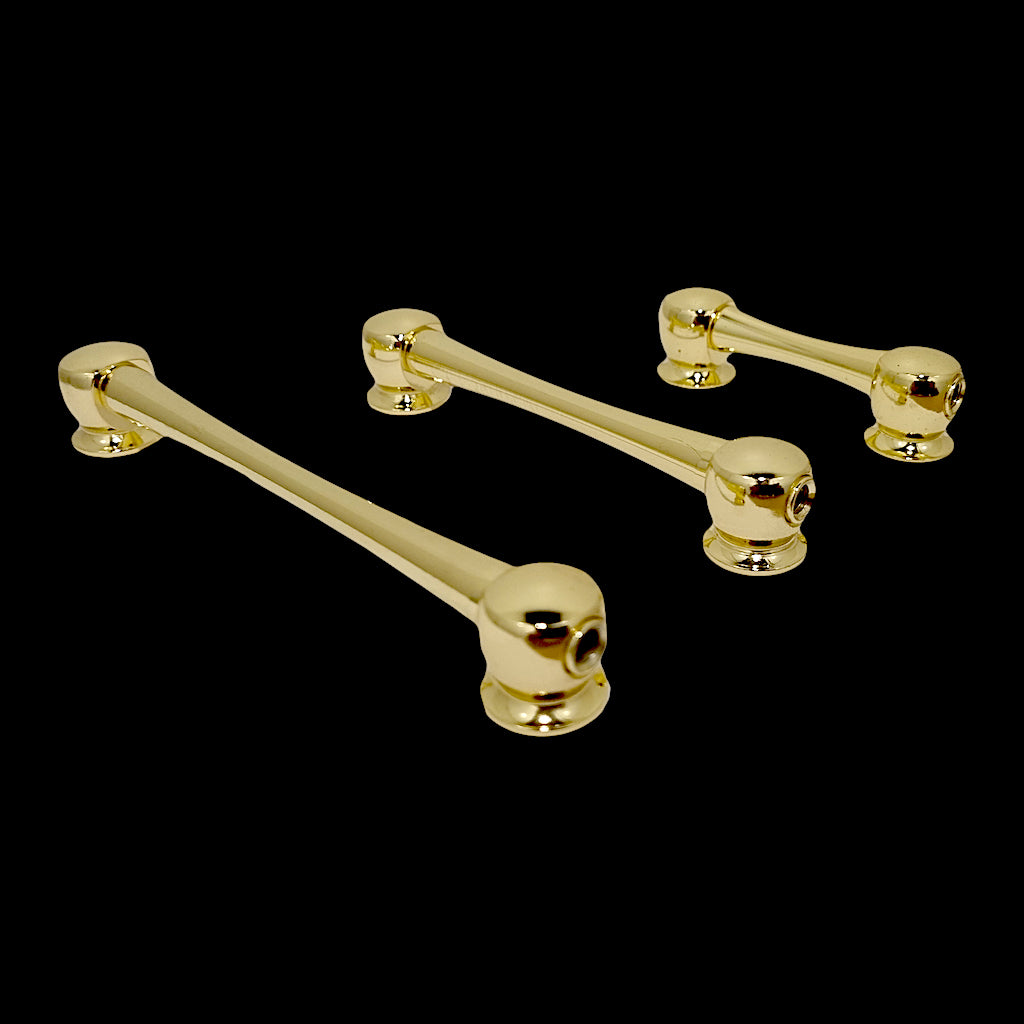 DFP Block Head Tube Drum Lug - Brass