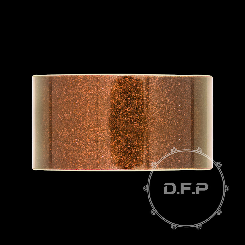 DFP 10Ply Maple Snare Drum Shells Copper Sparkle Lacquer
