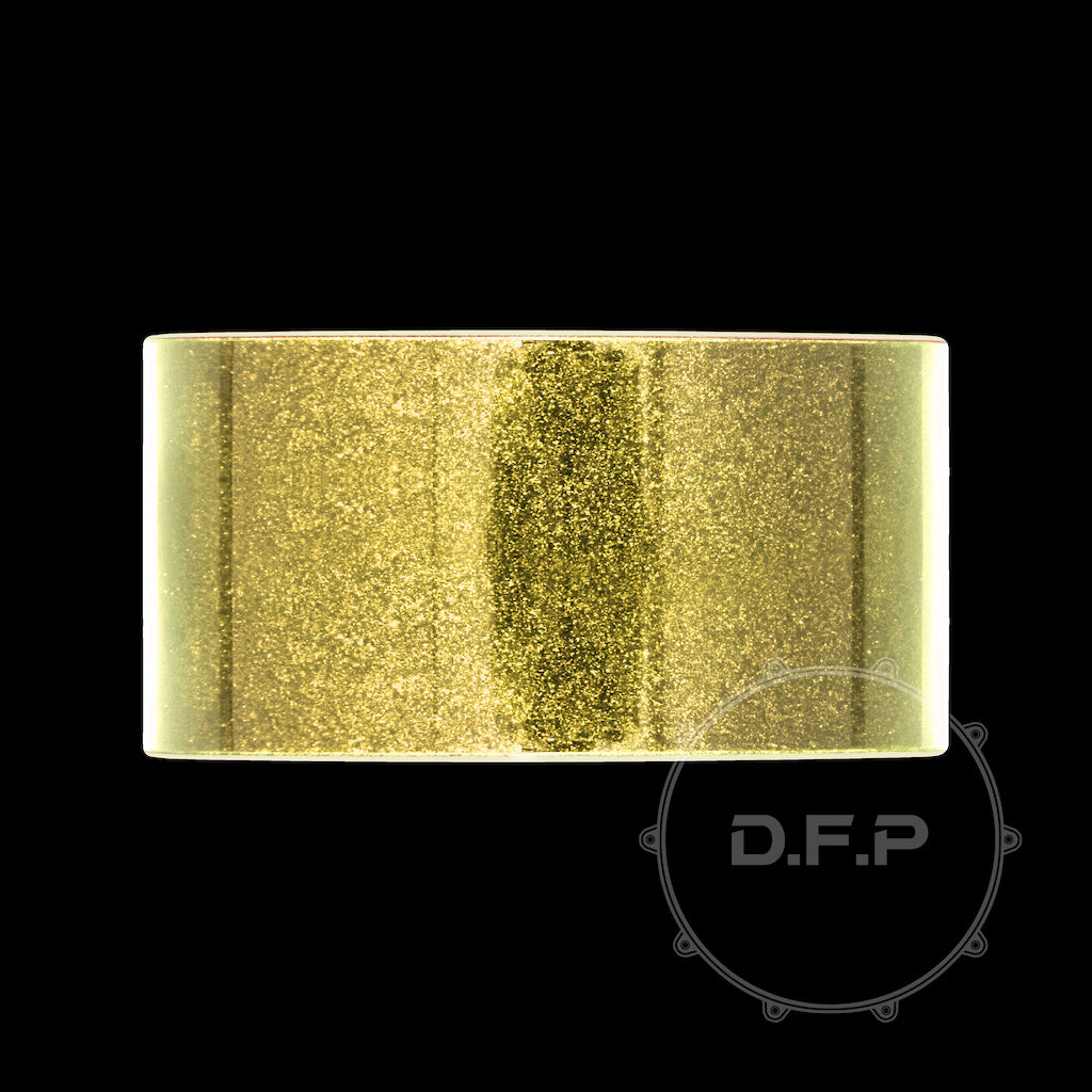 DFP 10Ply Maple Snare Drum Shells Gold Sparkle Lacquer