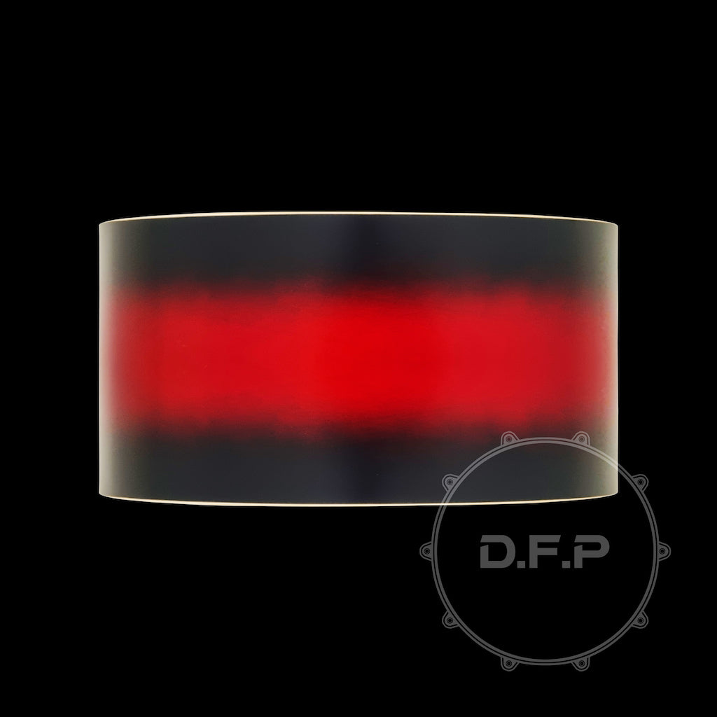 DFP 10Ply Maple Snare Drum Shells Satin Red Burst