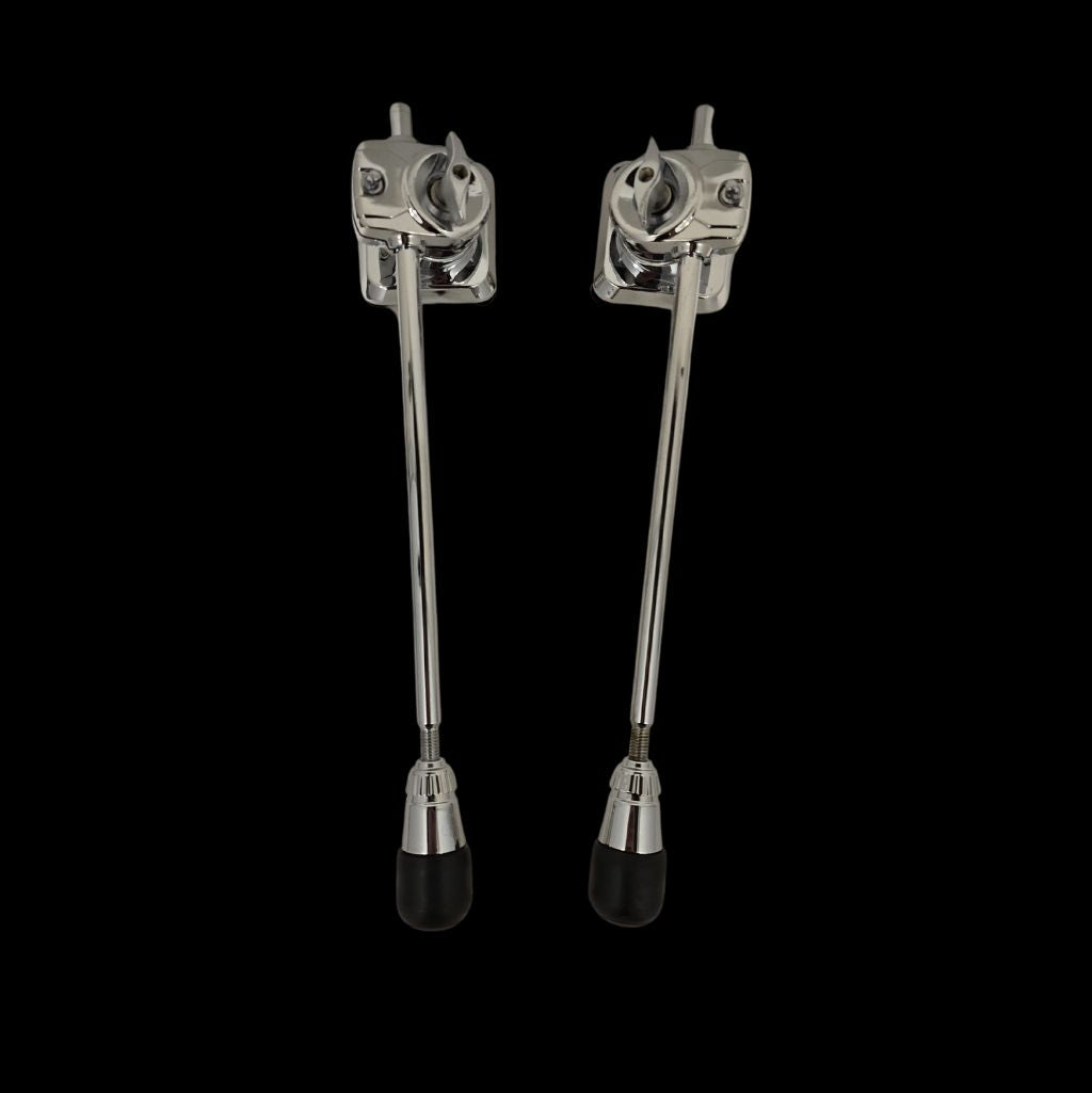 DFP Straight Bass Drum Spurs - Chrome