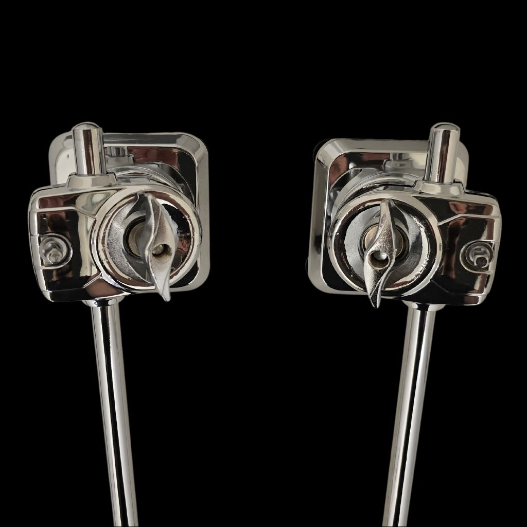 DFP Straight Bass Drum Spurs - Chrome