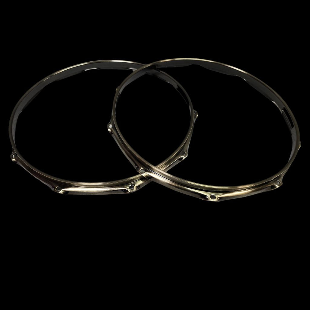 DFP 2.3mm Triple Flange Drum Hoops - Antique Brass