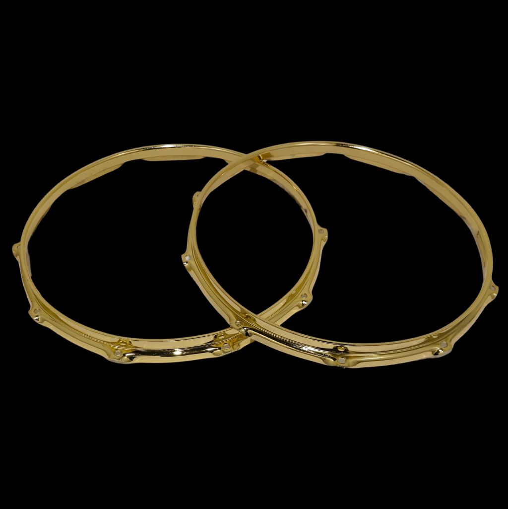 DFP 3mm Triple Flange Drum Hoops - Brass | Sizes: 13” 14”