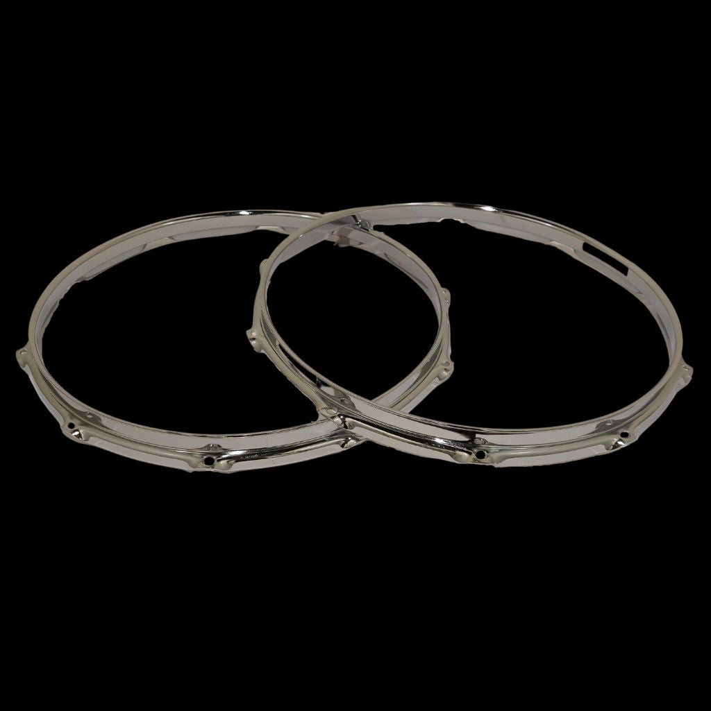 DFP 3mm Triple Flange Drum Hoops - Chrome | Sizes: 13” 14”