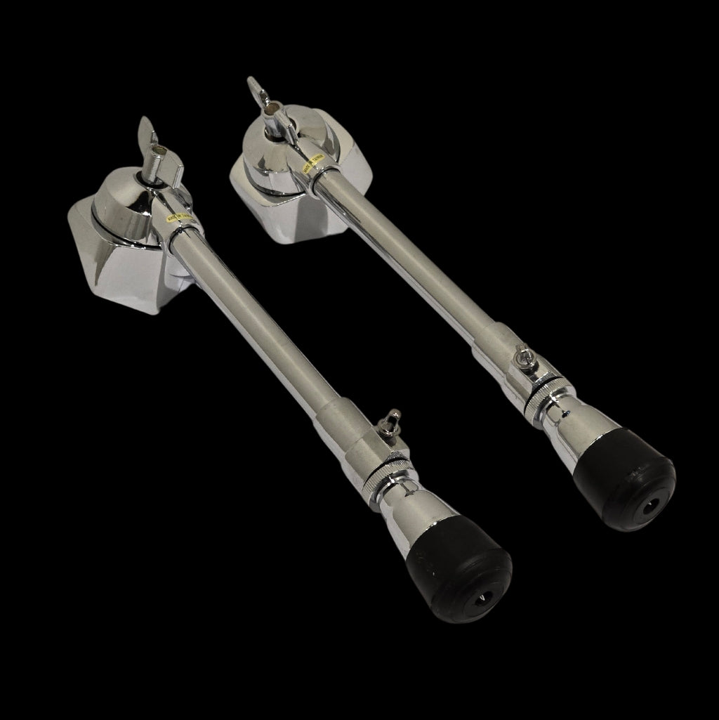 DFP Heavy Duty Bass Drum Spurs - Chrome