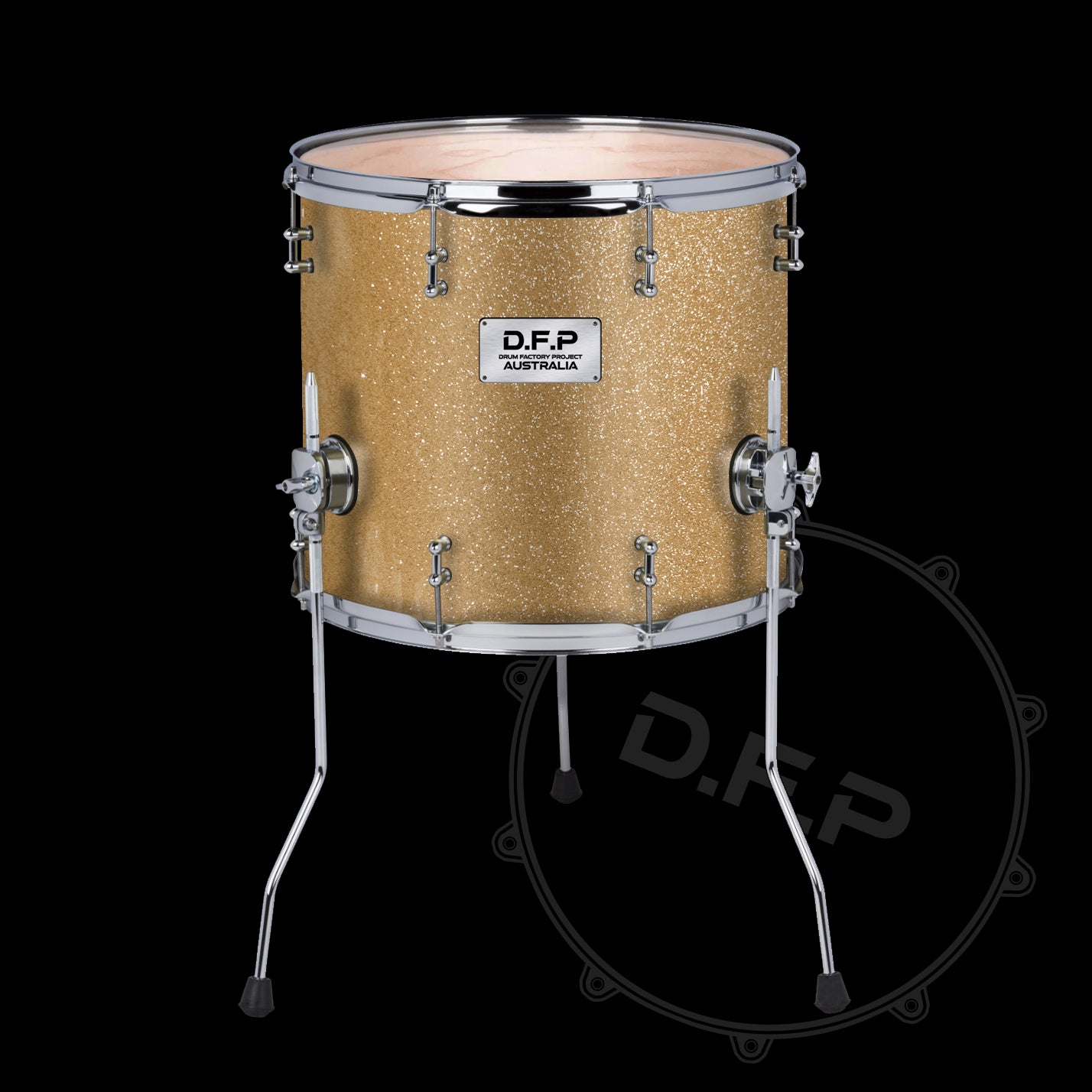 DFP Drum Wrap - Champagne Sparkle