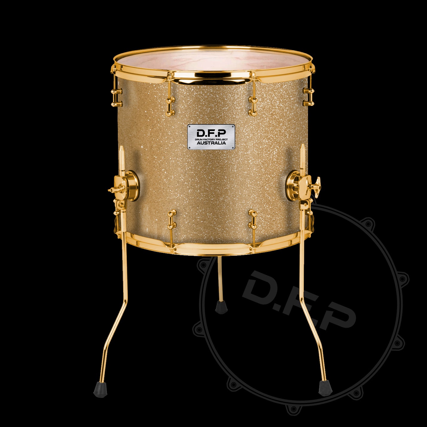 DFP Drum Wrap - Champagne Sparkle
