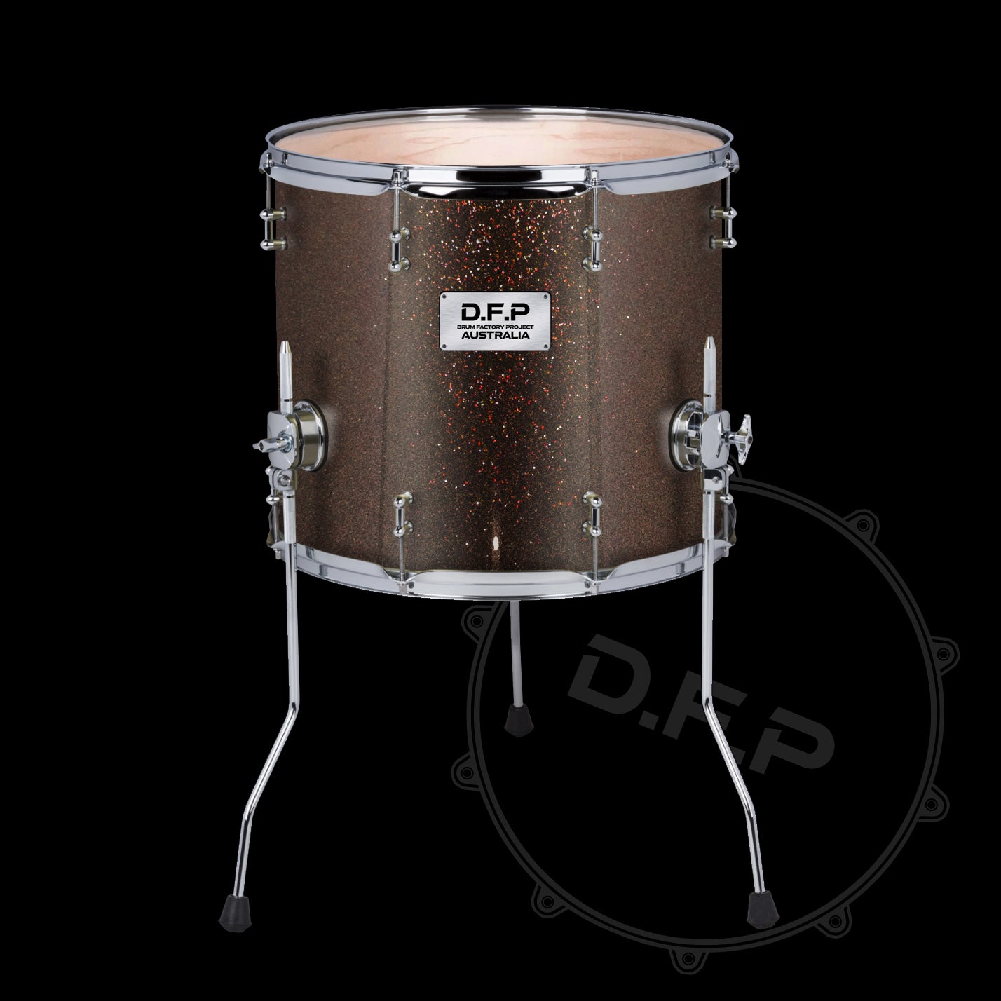 DFP Drum Wrap - Cola Sparkle