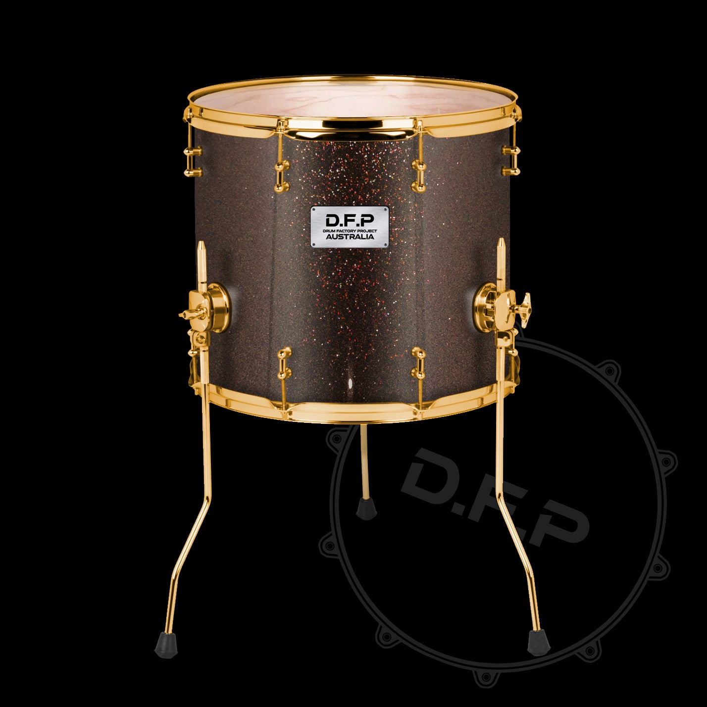 DFP Drum Wrap - Cola Sparkle