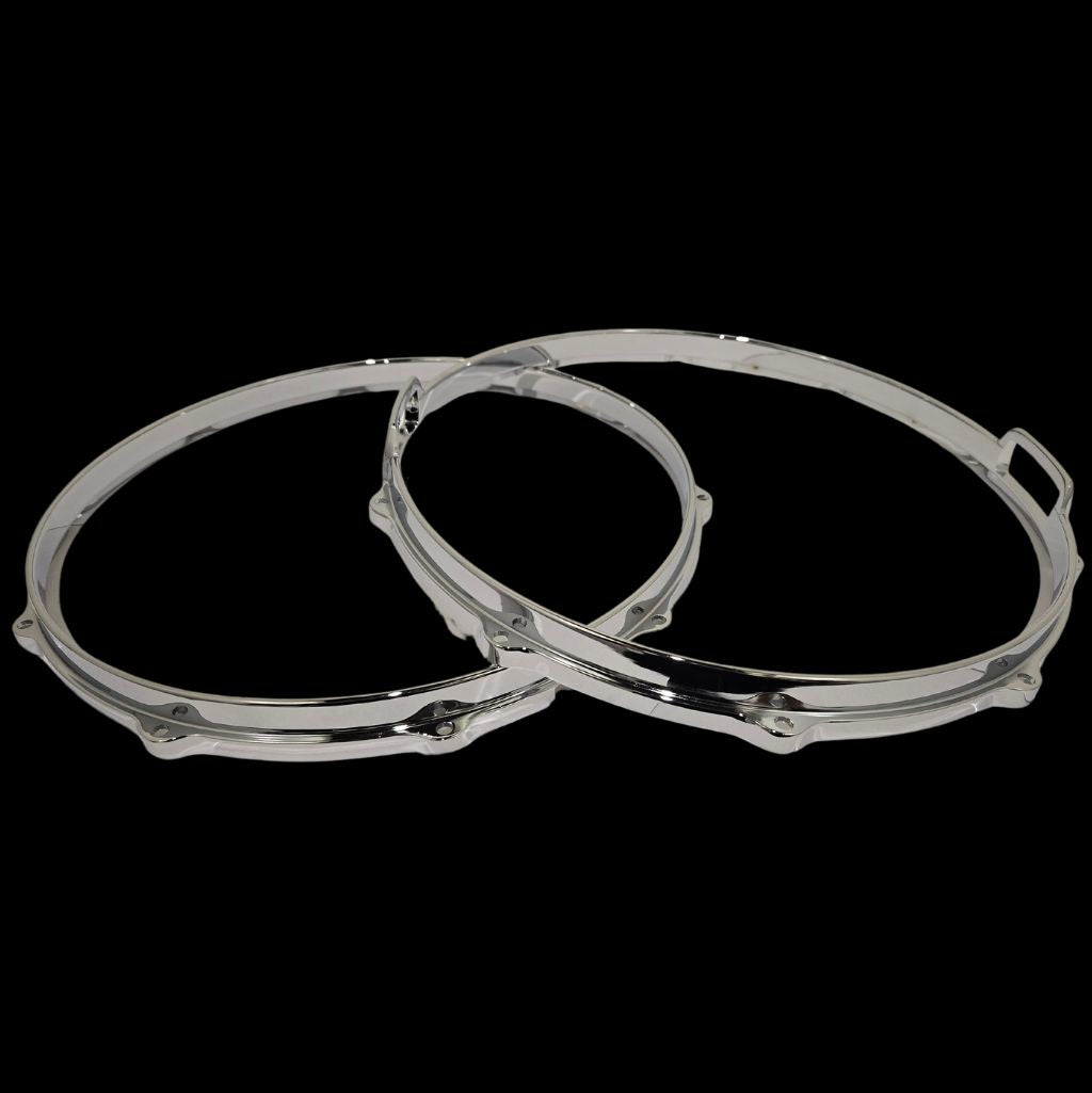 DFP Die Cast Drum Hoops - Chrome | Sizes: 8'' 10'' 12'' 13'' 14'' 16''