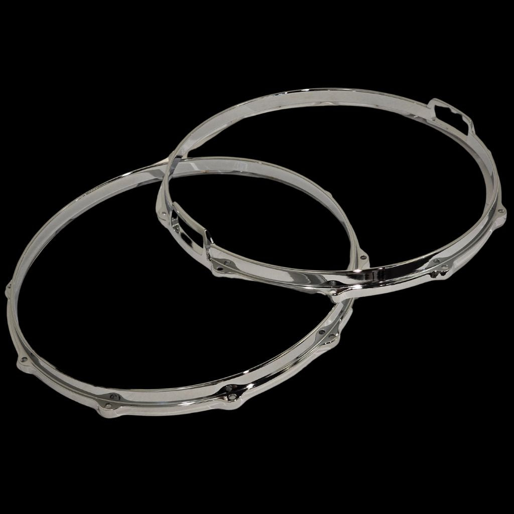 DFP Die Cast Drum Hoops - Chrome | Sizes: 8'' 10'' 12'' 13'' 14'' 16''