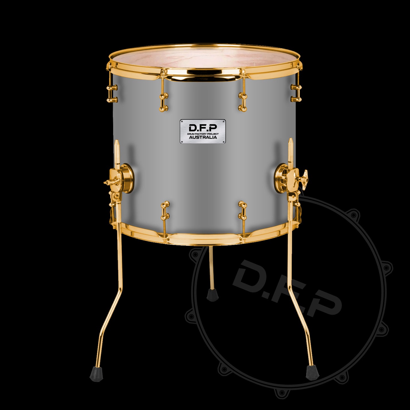 DFP Drum Wrap - Satin Pewter