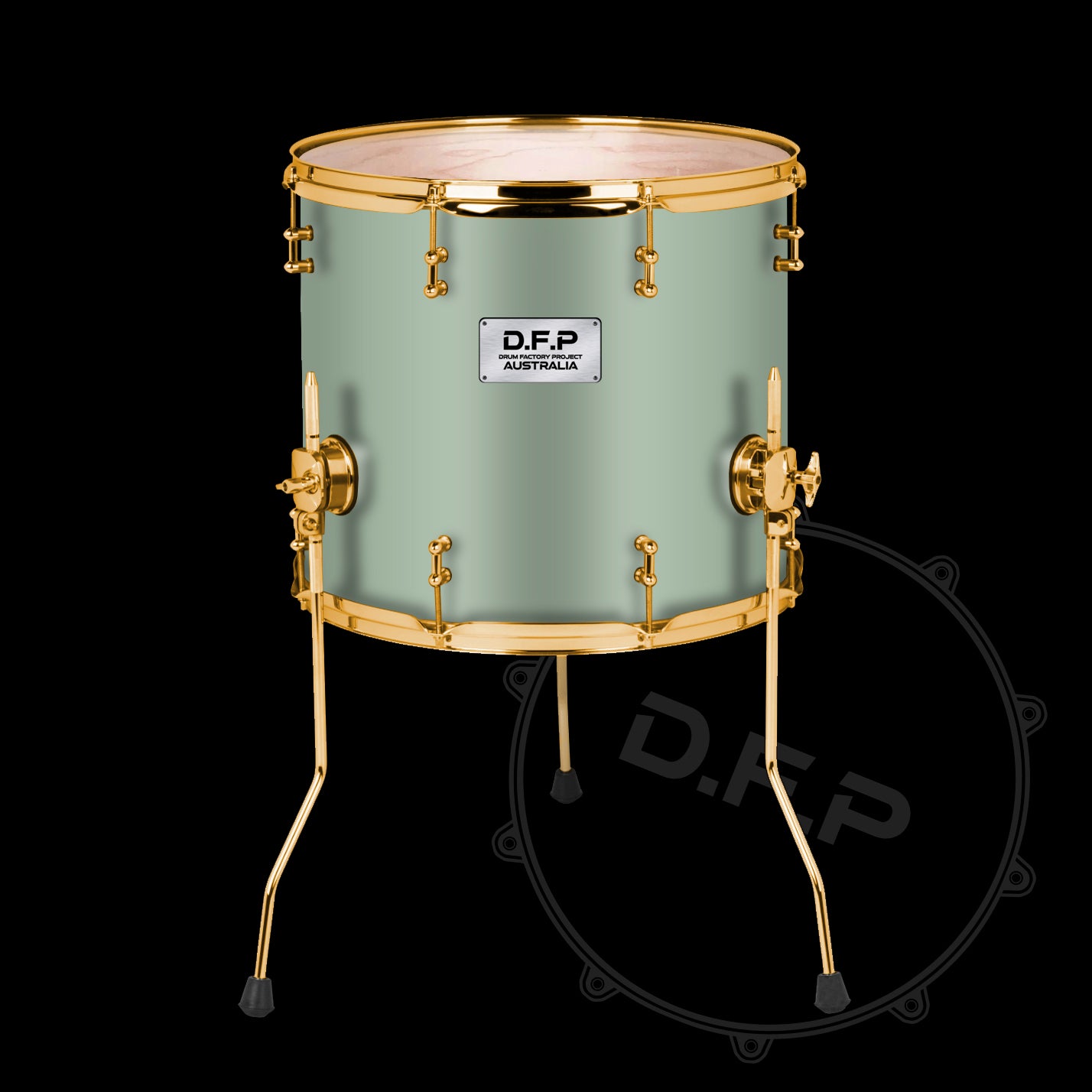 DFP Drum Wrap - Sea Foam Green