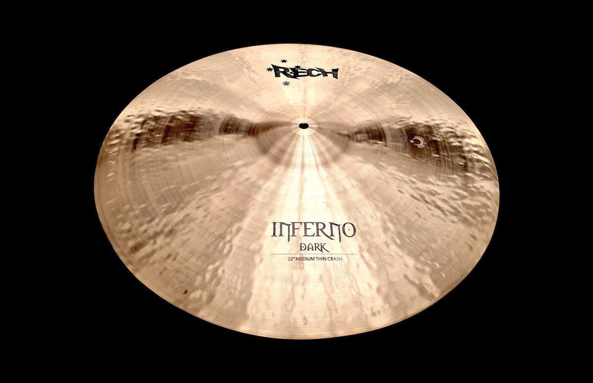 Rech Inferno Dark 22'' Medium Thin Crash Cymbal