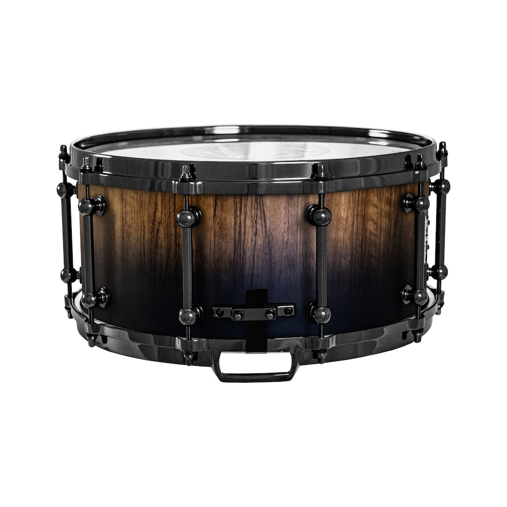 Chaos Elite Custom 14x6.5 Snare Drum Black Limba - Black Fade