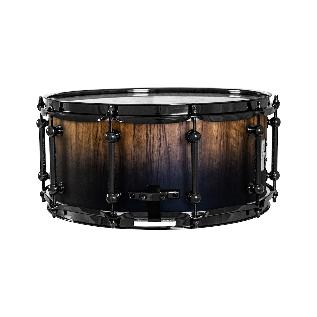 Chaos Elite Custom 14x6.5 Snare Drum Black Limba - Black Fade
