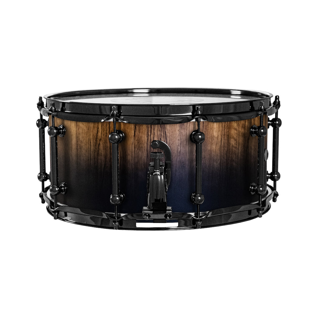 Chaos Elite Custom 14x6.5 Snare Drum Black Limba - Black Fade