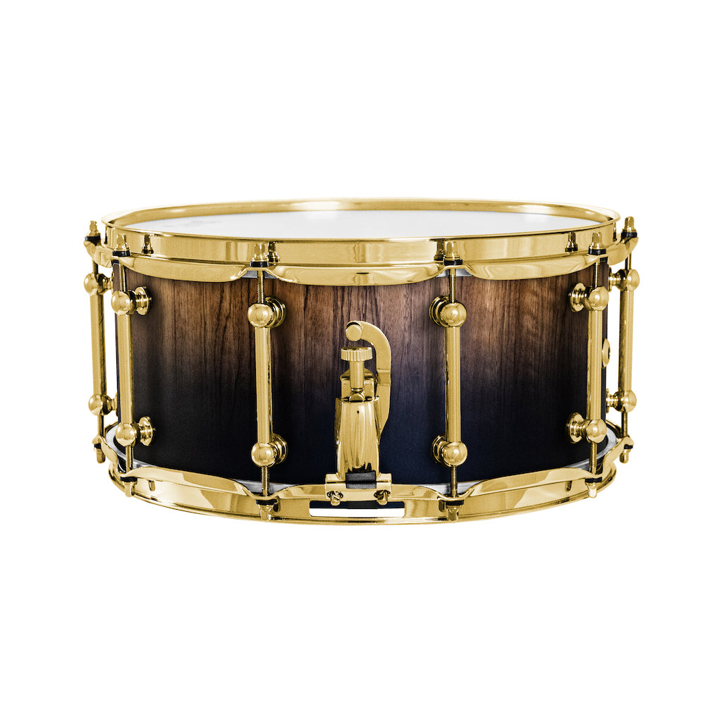 Chaos Elite Custom 14x6.5 Snare Drum Black Limba - Black Fade