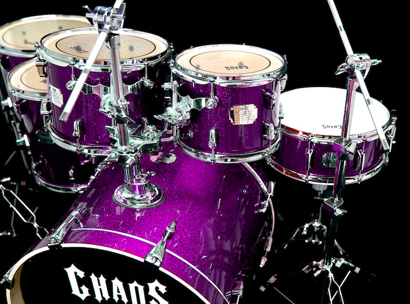 Chaos Drums, Purple Drum Kit, Chaos Force Drum Kit