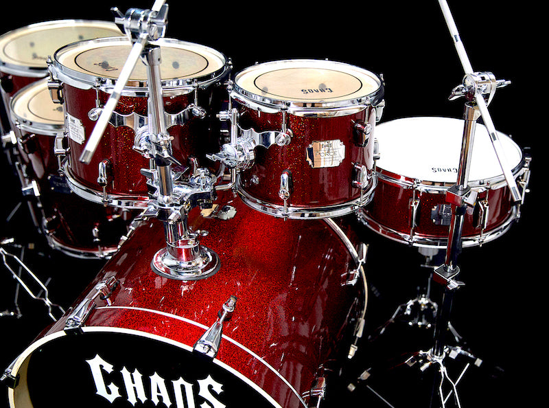 Chaos Drums, Red Drum Kit, Chaos Force Drum Kit