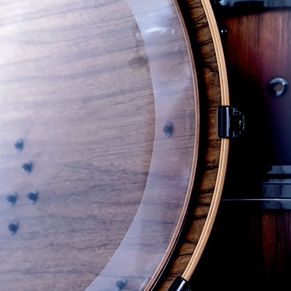 Chaos Elite Custom Drum Kit Maple & Black Limba - Red Fade