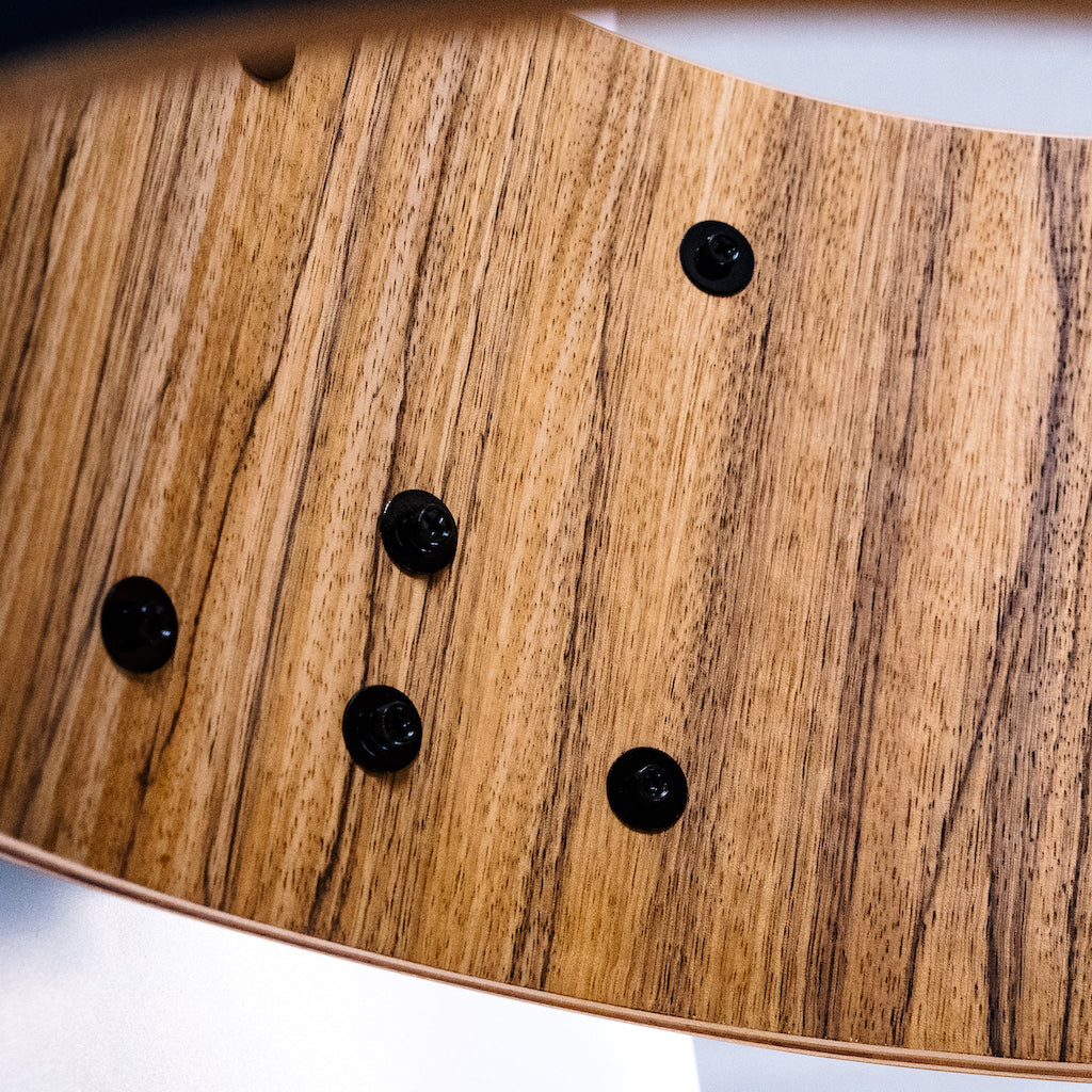 Chaos Elite Custom 14x8 Snare Drum Black Limba - Green Fade