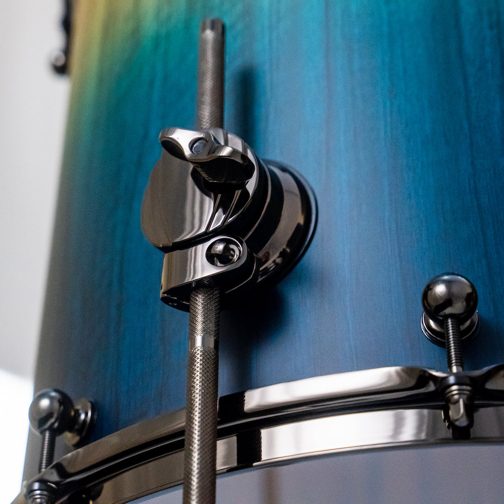 Chaos Elite Custom Drum Kit Maple & Black Limba - Blue Fade
