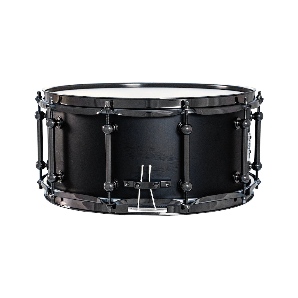 Chaos Phoenix II 14x6.5 Maple & Oak Snare Drum - Satin Black