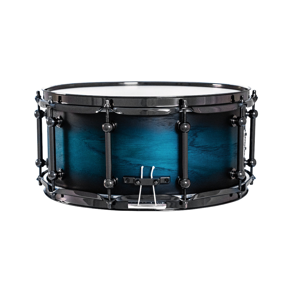 Chaos Phoenix II 14x6.5 Maple & Oak Snare Drum - Blue Burst