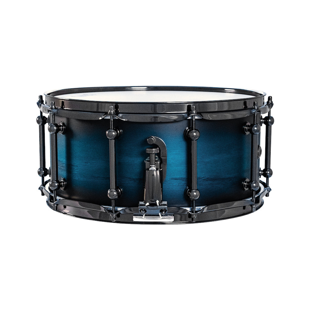 Chaos Phoenix II 14x6.5 Maple & Oak Snare Drum - Blue Burst