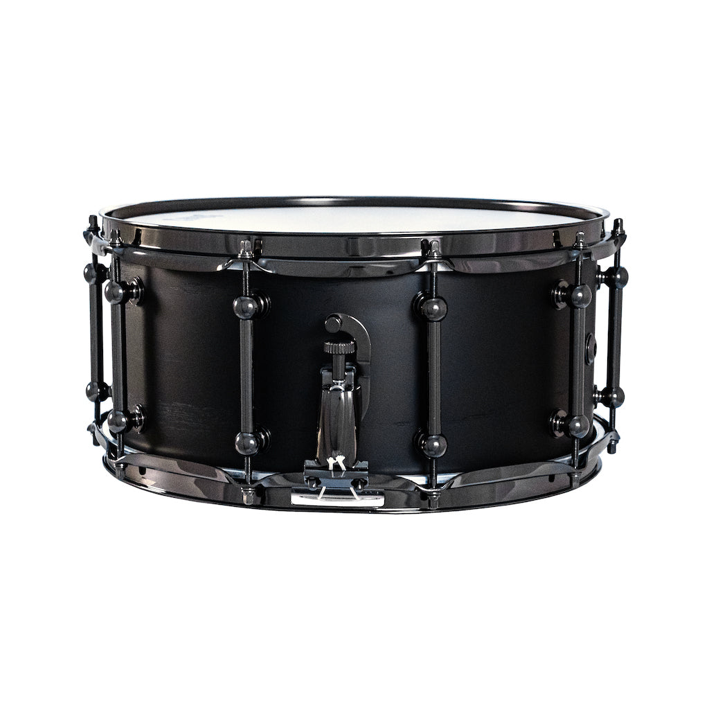 Chaos Phoenix II 14x6.5 Maple & Oak Snare Drum - Satin Black