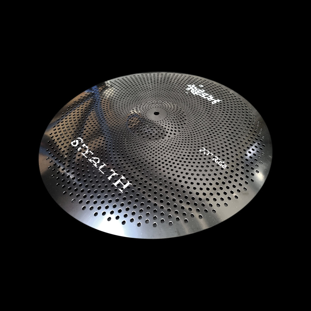 Rech Stealth 20" Low Volume Ride Cymbal - Black