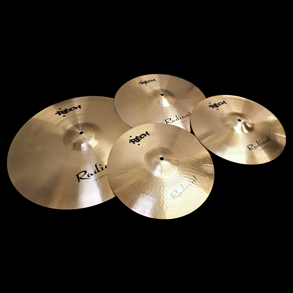 Rech Radiant 4 Piece Cymbal Pack Set