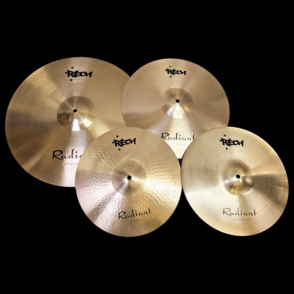 Rech Radiant 4 Piece Cymbal Pack Set