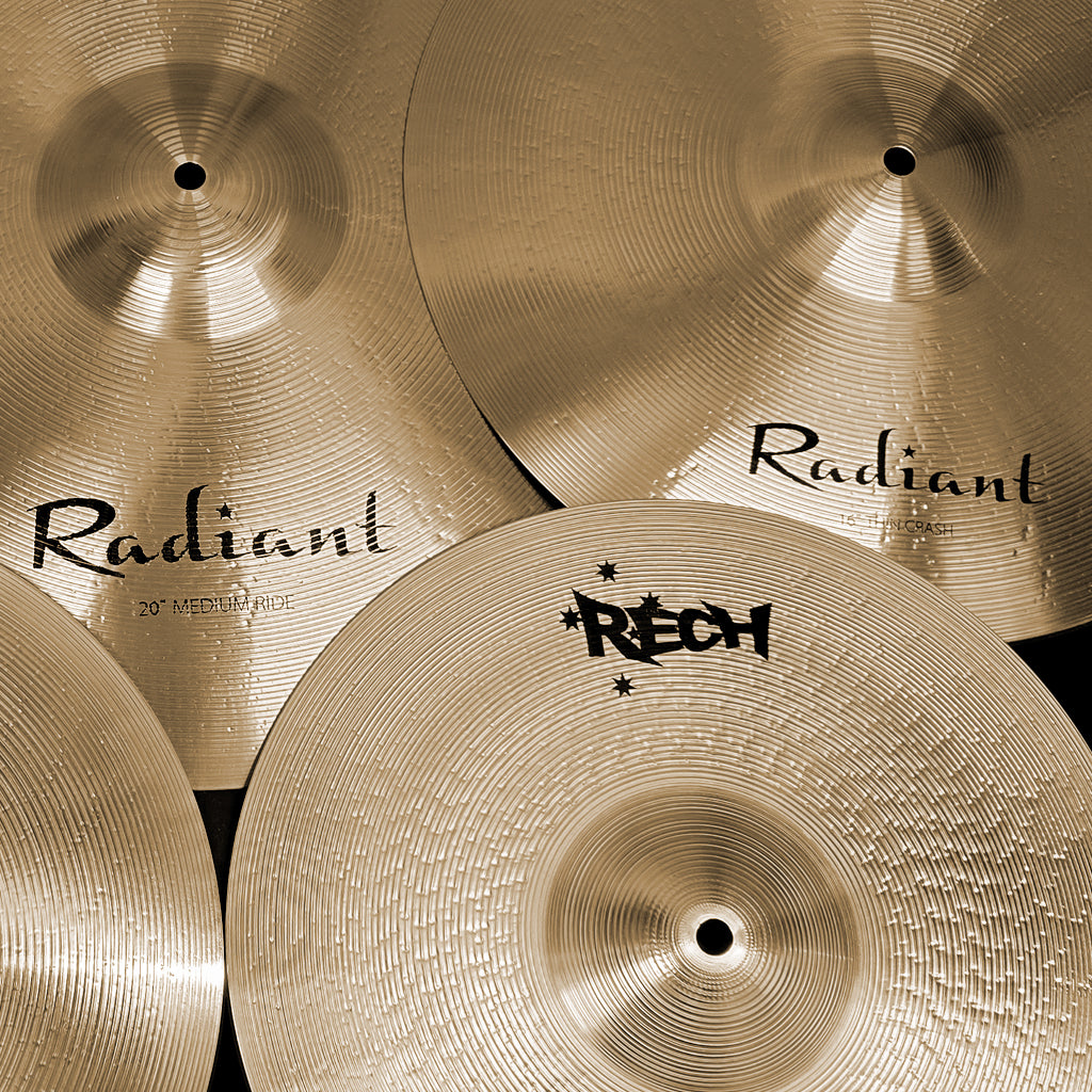 Rech Radiant 5 Piece Cymbal Pack Set