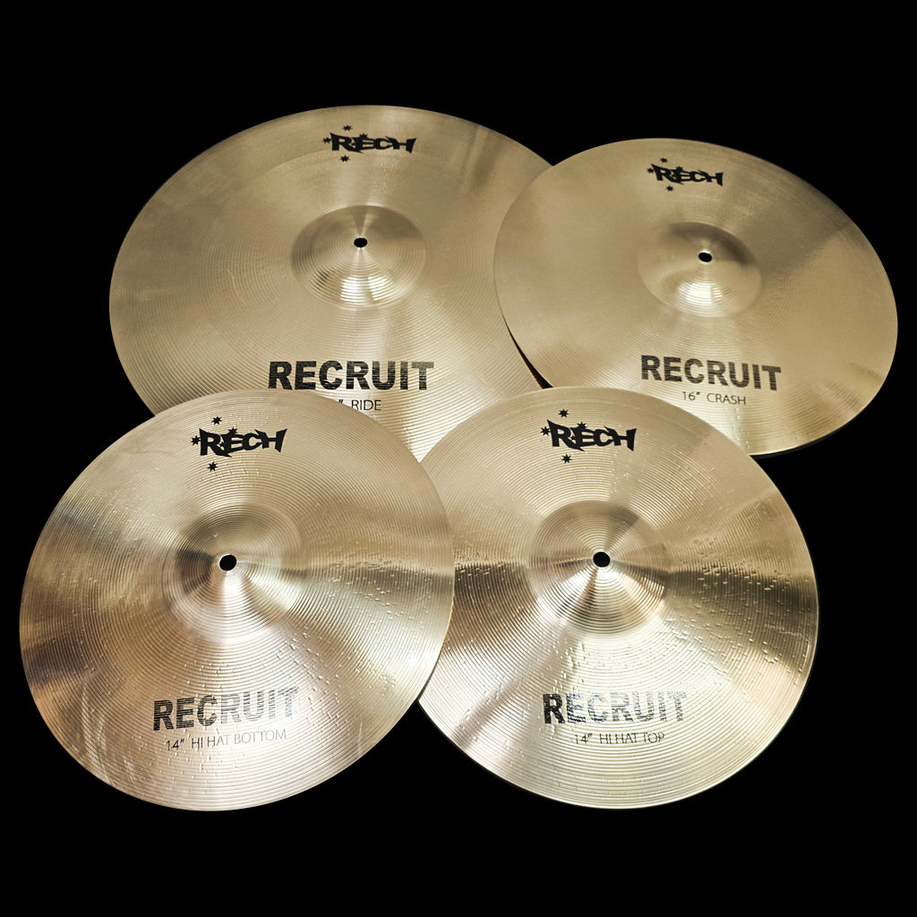 Rech Recruit 4 Piece Cymbal Pack Set